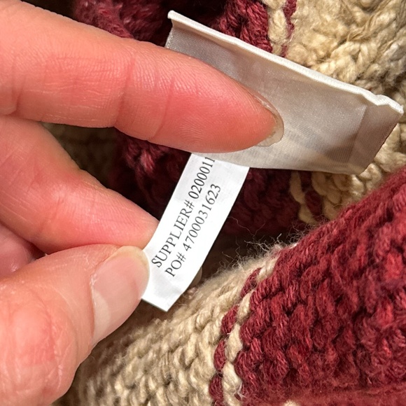 Ralph Lauren Denim & Supply USA Flag Heavyweight Shawl Cardigan Sweater Womens M - Picture 11 of 11